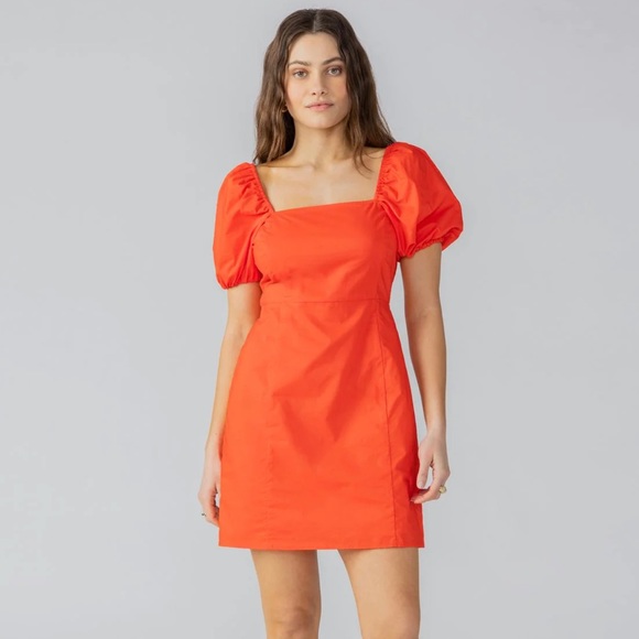 Sanctuary Dresses & Skirts - Sanctuary Poplin Puff Sleeve Dress